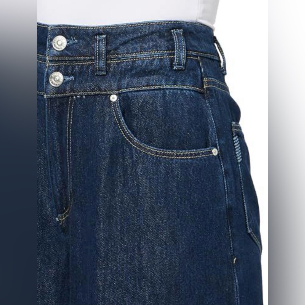 PAIGE Vintage Wide Leg Jeans Dark Wash Size 24 High Rise - Picture 7 of 11